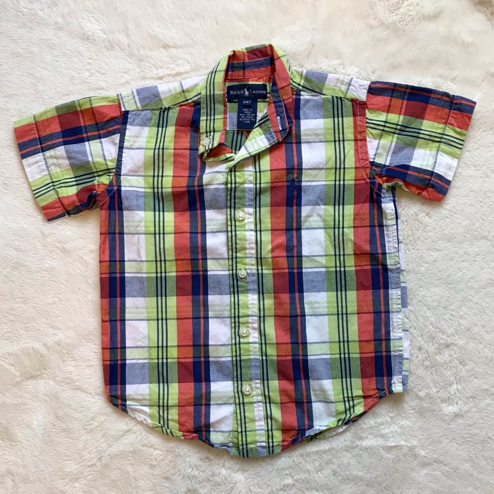 Ralph Lauren Plaid Button Up Shirt